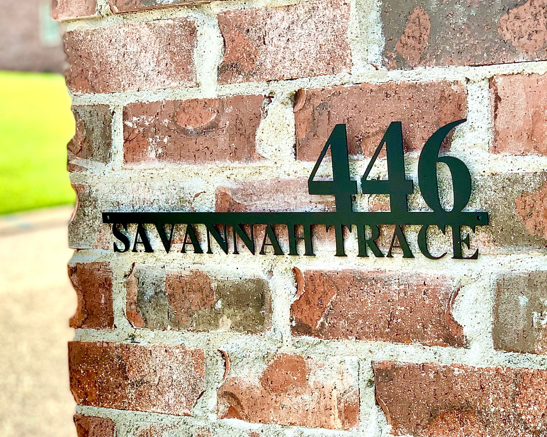 Custom Street Address Sign – Metal Address Signs