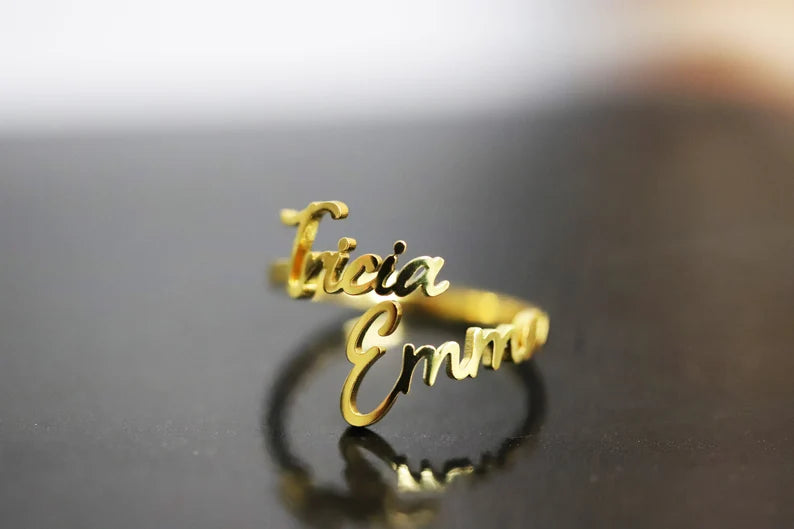 Personalized Name Ring – Metal Address Signs