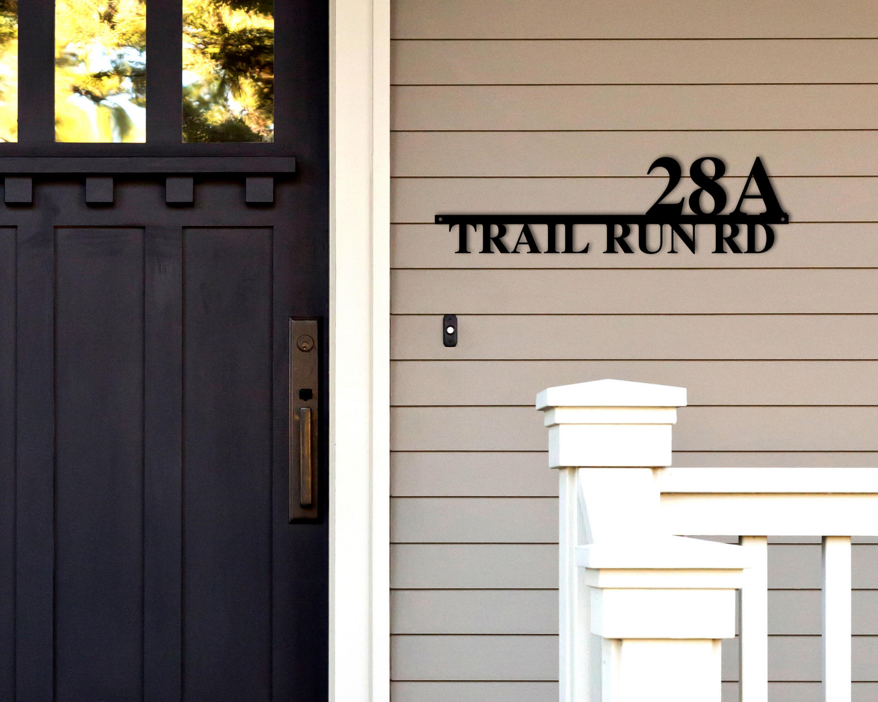 Address Sign Example Custom Street Address Sign – Metal Address Signs