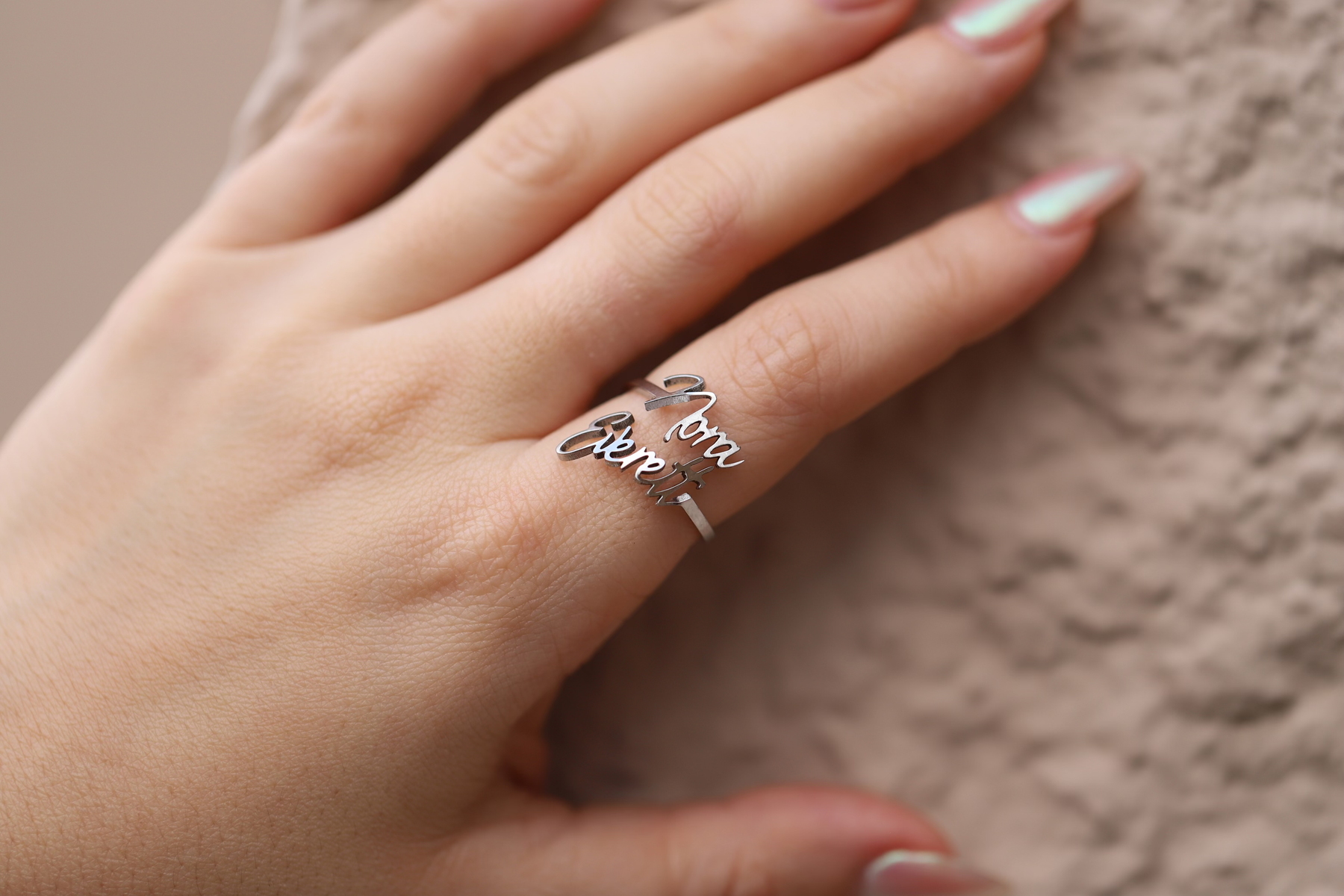 Personalized Name Ring – Metal Address Signs